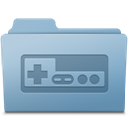 Game Folder Blue icon
